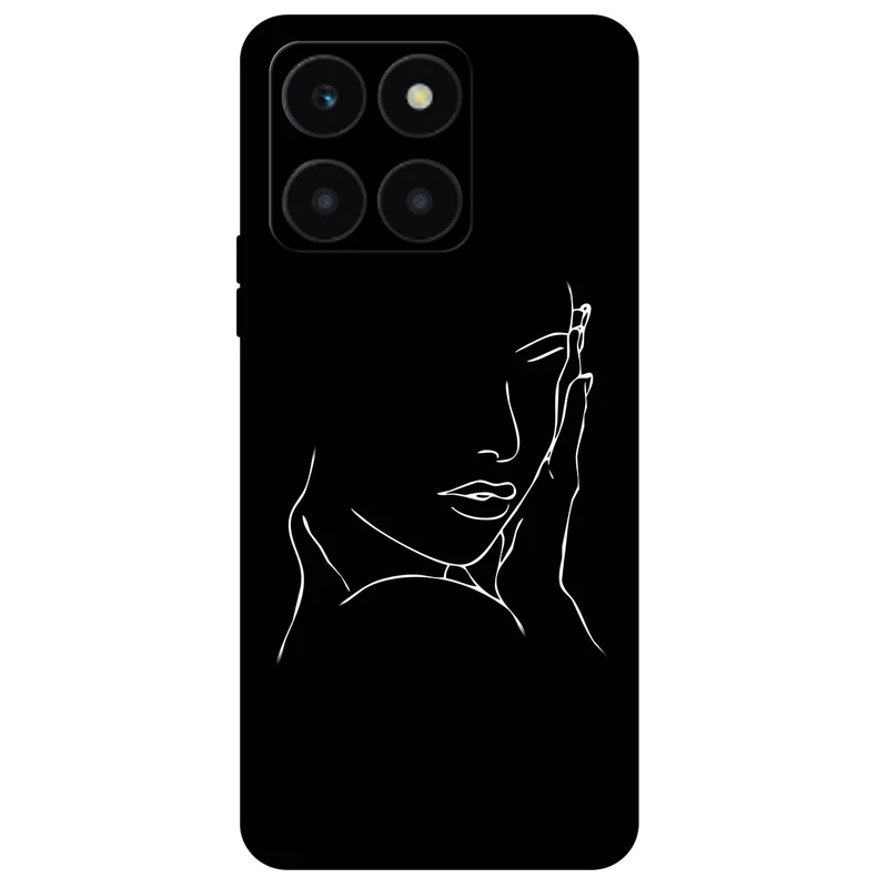 کاور مگافون طرح دخترانه مدل 8153 مناسب برای گوشی موبایل آنر X6A     