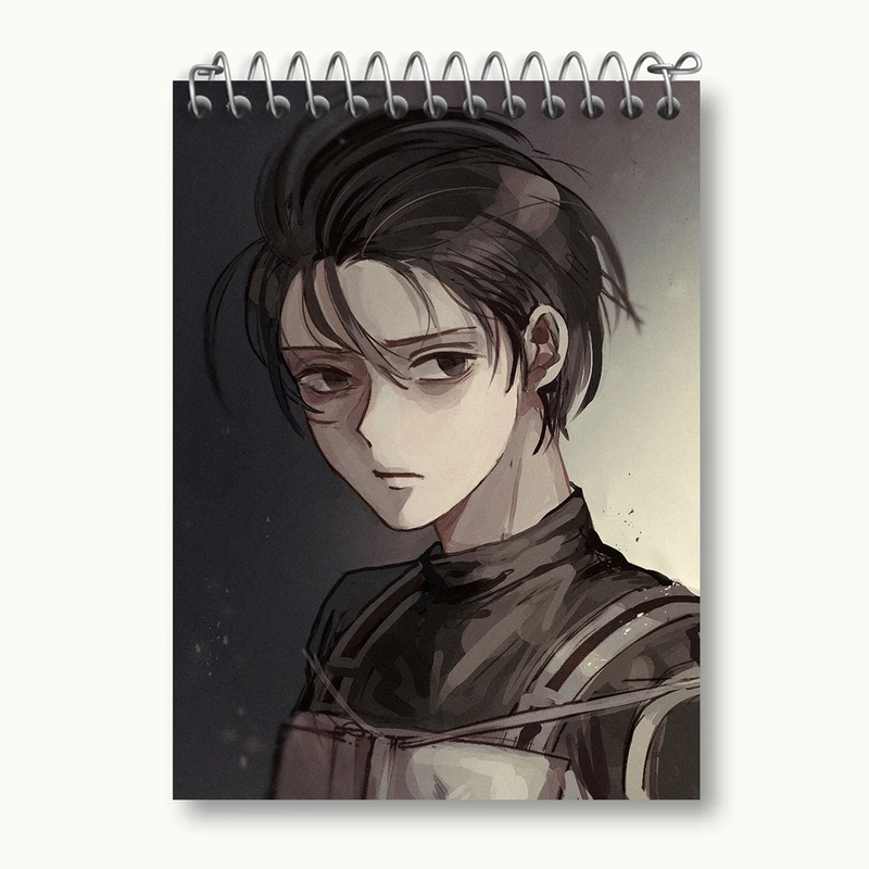 دفتر یادداشت 50 برگ خندالو مدل میکاسا انیمه اتک آن تایتان Attack on Titan کد 18605