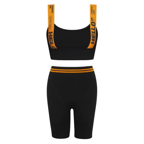 ست نیم‌تنه و شلوارک ورزشی زنانه ماییلدا مدل 5327