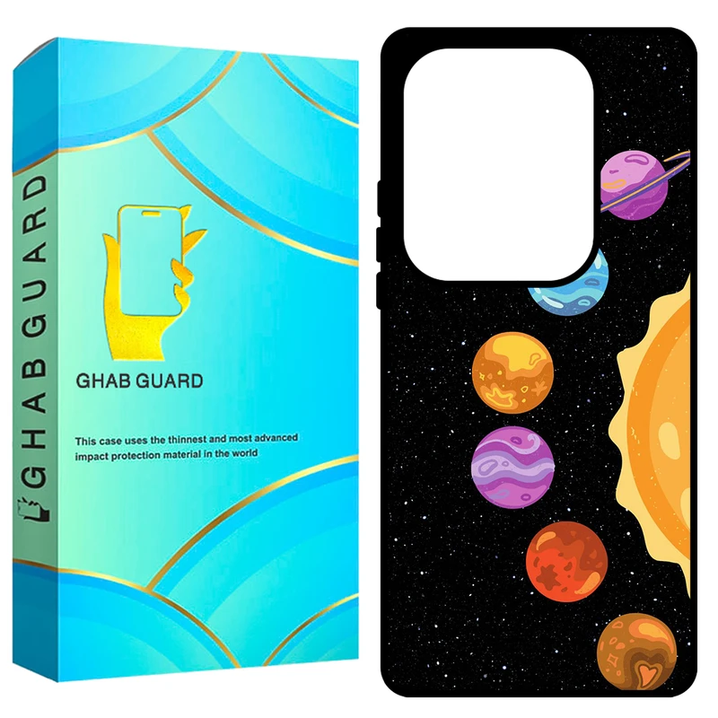 کاور قاب گارد طرح سیاره مدل GCHPN13P مناسب برای گوشی موبایل شیائومی Redmi Note 13 Pro 4G / Poco M6 Pro 4G