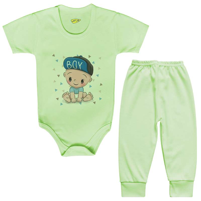 ست بادی و شلوار نوزادی کارانس مدل BSTG-250