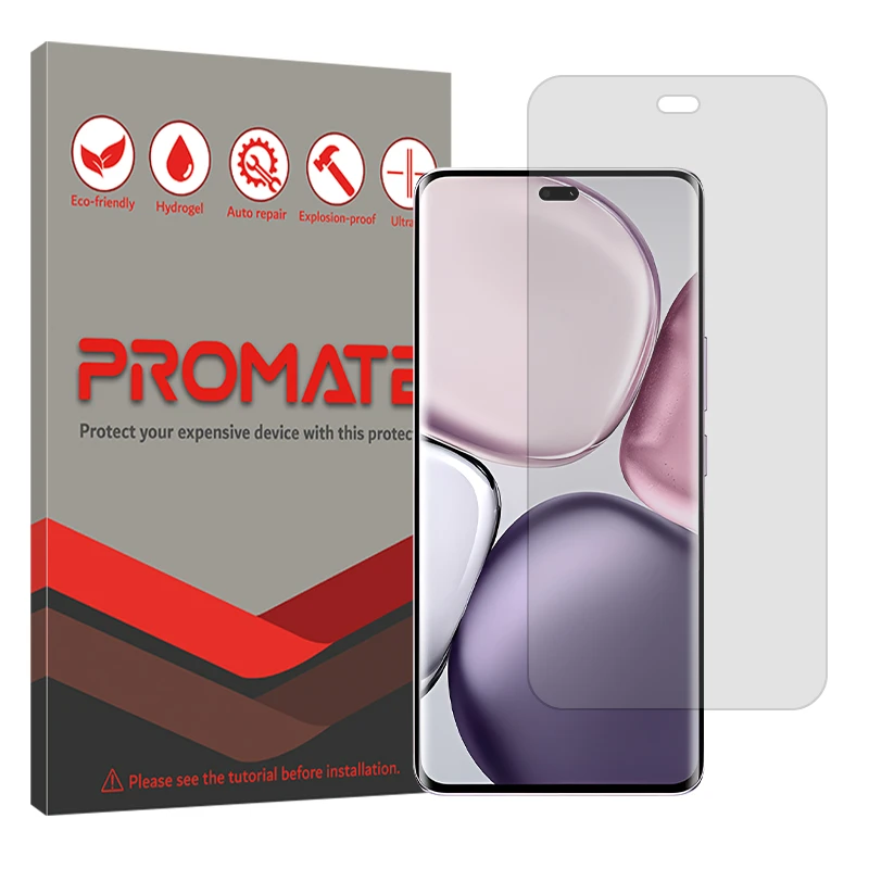 محافظ صفحه نمایش شفاف پرومیت مدل هیدروژلی مناسب برای گوشی موبایل آنر X9c