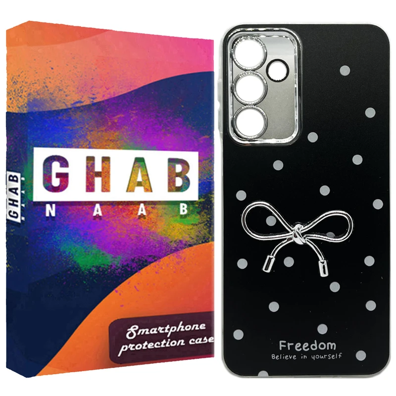 کاور قاب ناب مدل فانتزی دخترانه طرح خال خالی مناسب برای گوشی موبایل سامسونگ Galaxy A24 / A24 5G