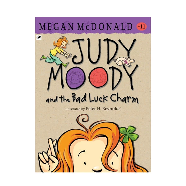 کتاب JUDY MOODY AND THE BAD LUCK CHARM اثر MEGAN MCDONALD انتشارات معیار اندیشه