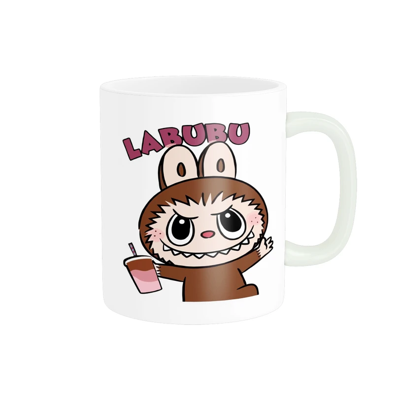 ماگ پاد آفرین مدل فانتزی طرح عروسک لبوبو Labubu ترند کد p10738