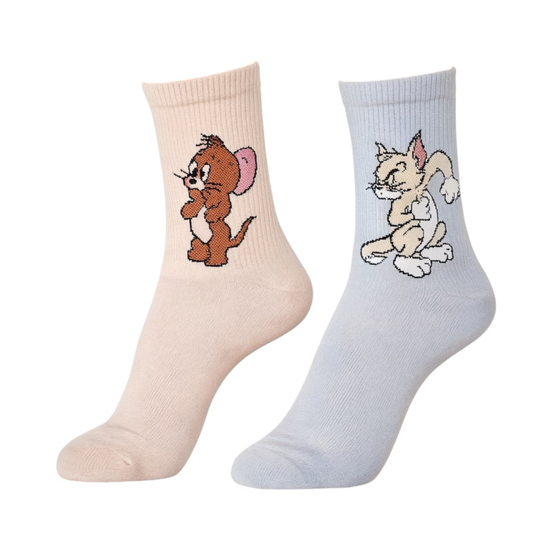 جوراب ساق بلند زنانه مدل tj2 بسته 2 عددی