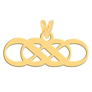 آویز گردنبند طلا 18 عیار زنانه فرشته مدل بی نهایت  WNL-000629