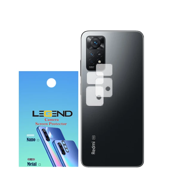 محافظ لنز دوربین لجند مدل نانوگلس مناسب برای گوشی موبایل شیائومی Note 11 Pro بسته 2 عددی