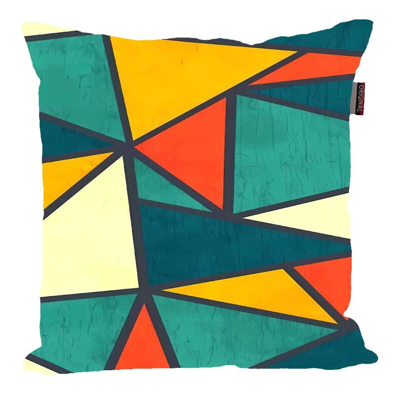 کوسن پاد آفرین مدل فانتزی رنگی انتزاعی مدرن کد 2076