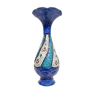 گلدان میناکاری مدل اسلیمی کد G 4414