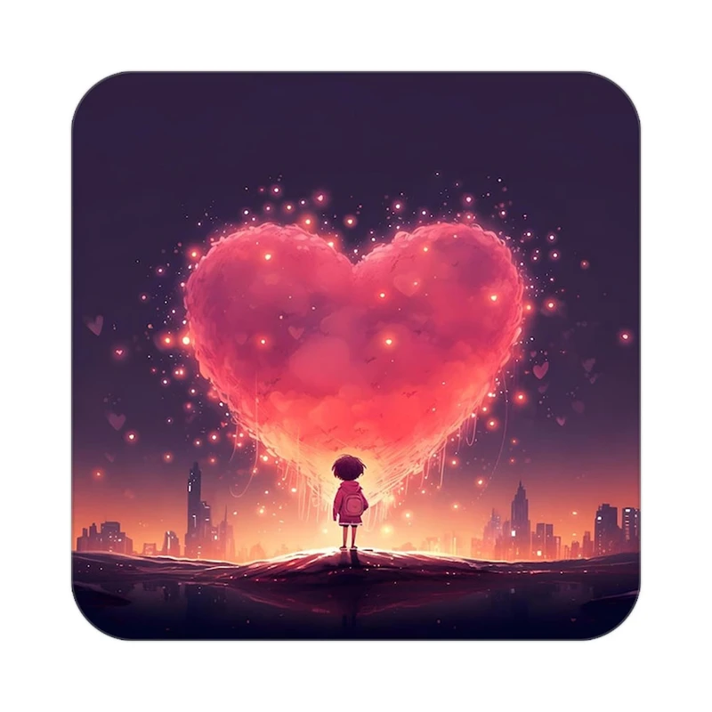 زیر لیوانی کاکتی مدل عاشقانه کد mp11005