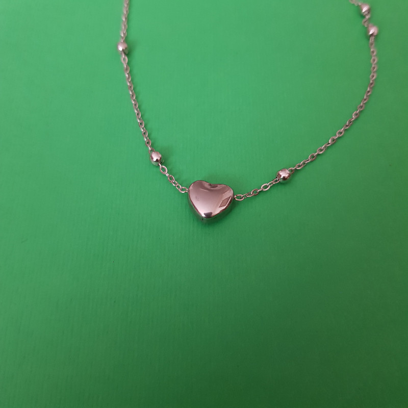 پابند زنانه مدل تک قلب و گوی