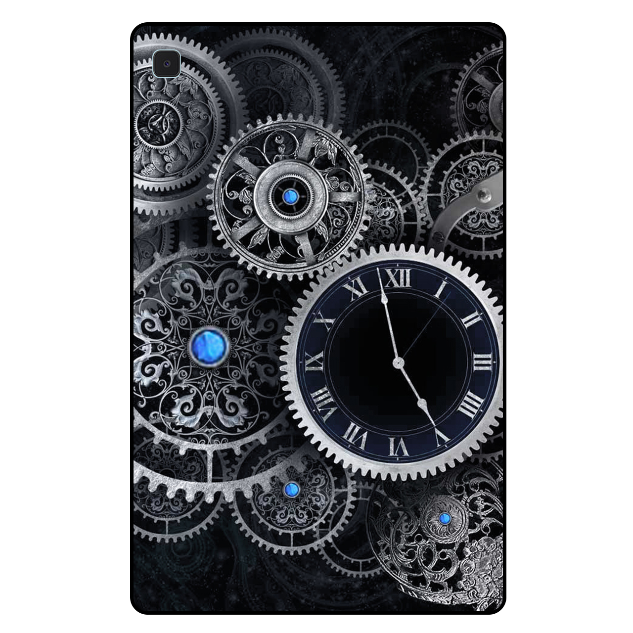 کاور مگافون طرح ساعت مدل 7741 مناسب برای تبلت سامسونگ Galaxy Tab S6 Lite 10.4 2020 / P610 / P615