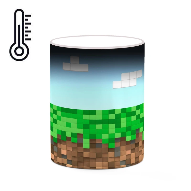 ماگ حرارتی کاکتی طرح ماینکرافت minecraft مدل mgh41369
