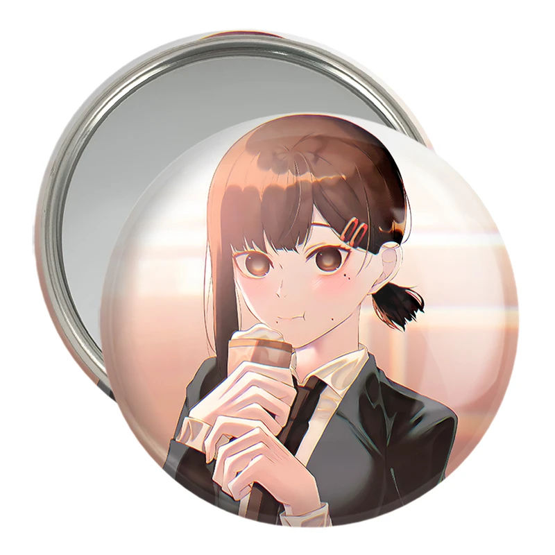 آینه جیبی خندالو مدل ریزه انیمه مرد اره ای Chainsaw Man  کد 17922