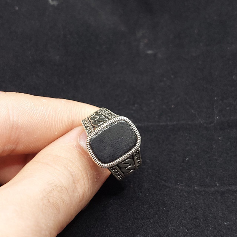 انگشتر نقره مردانه جی تی ای مدل مارگازیت