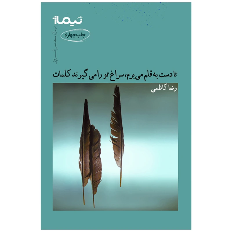 کتاب تا دست به قلم می برم سراغ تو را می گیرند کلمات اثر رضا کاظمی نشر نیماژ