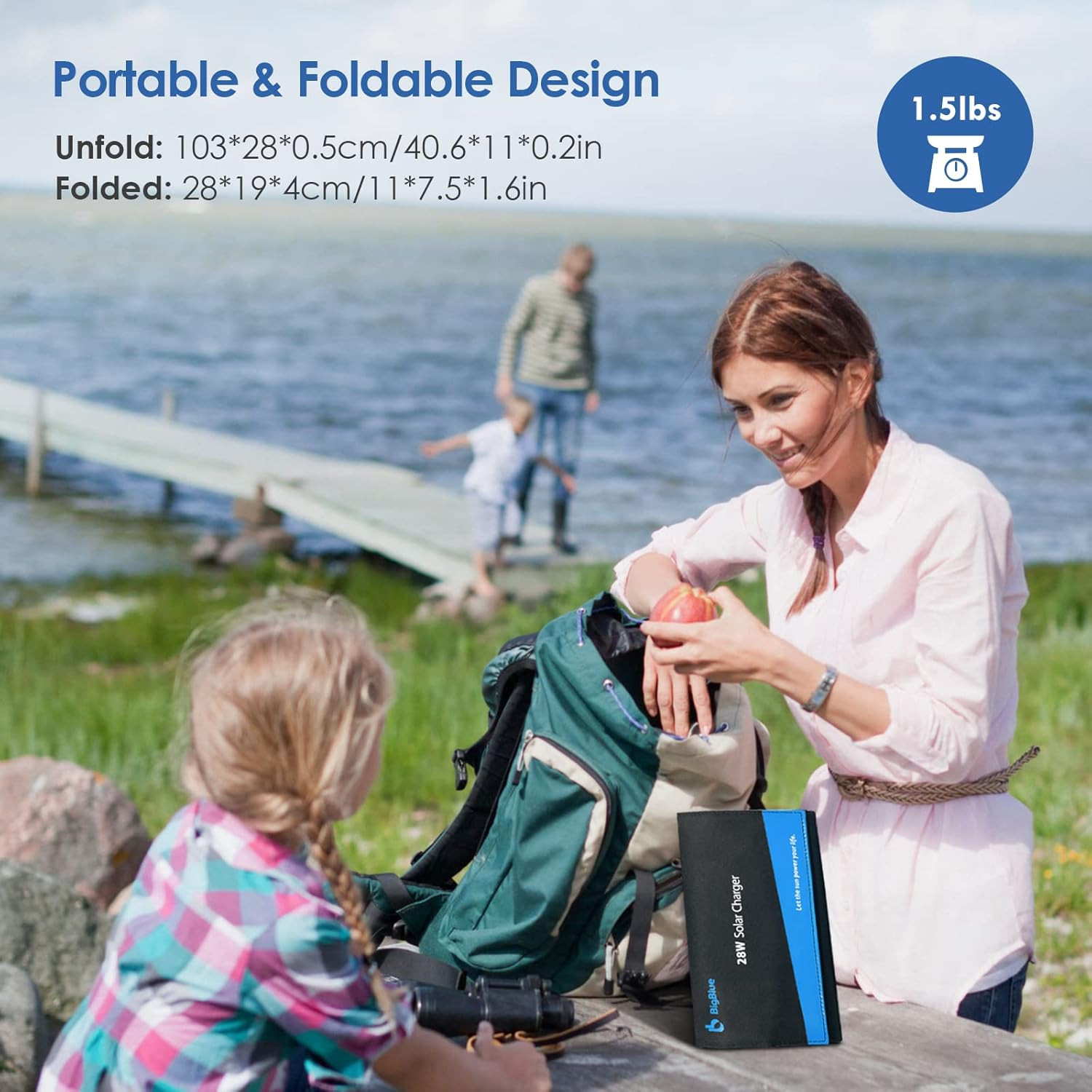 پنل خورشیدی بیگبلو مدل B401 ظرفیت ۲۸ وات