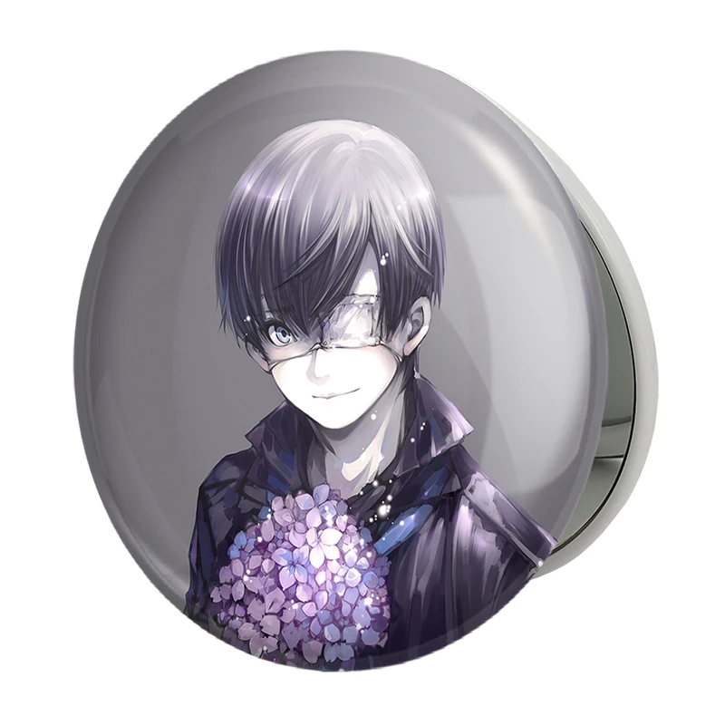 آینه جیبی خندالو طرح کانکی کن انیمه توکیو غول Tokyo Ghoul مدل تاشو کد 11898 