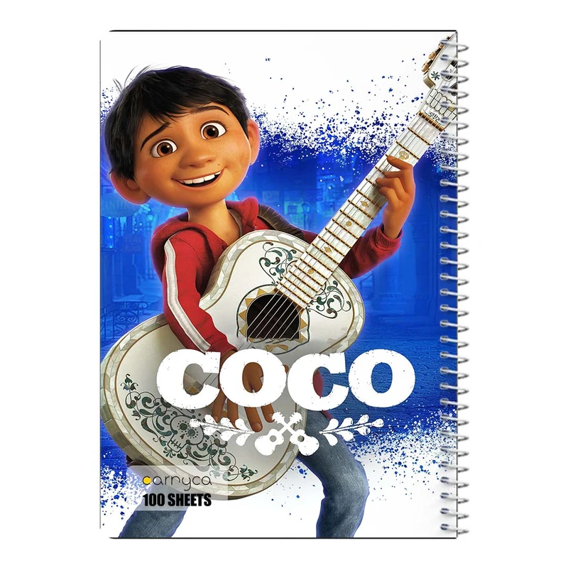 دفتر مشق 100 برگ سیمی کارنیکا طرح کوکو Coco کد 45041