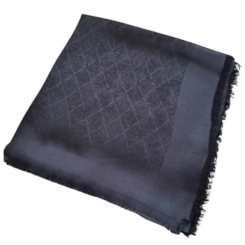 روسری زنانه مدل ژاکارد لمه دار شاین مجلسی 