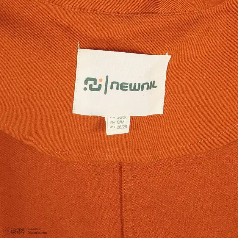 مانتو زنانه نیو نیل مدل A50113 رنگ آجری