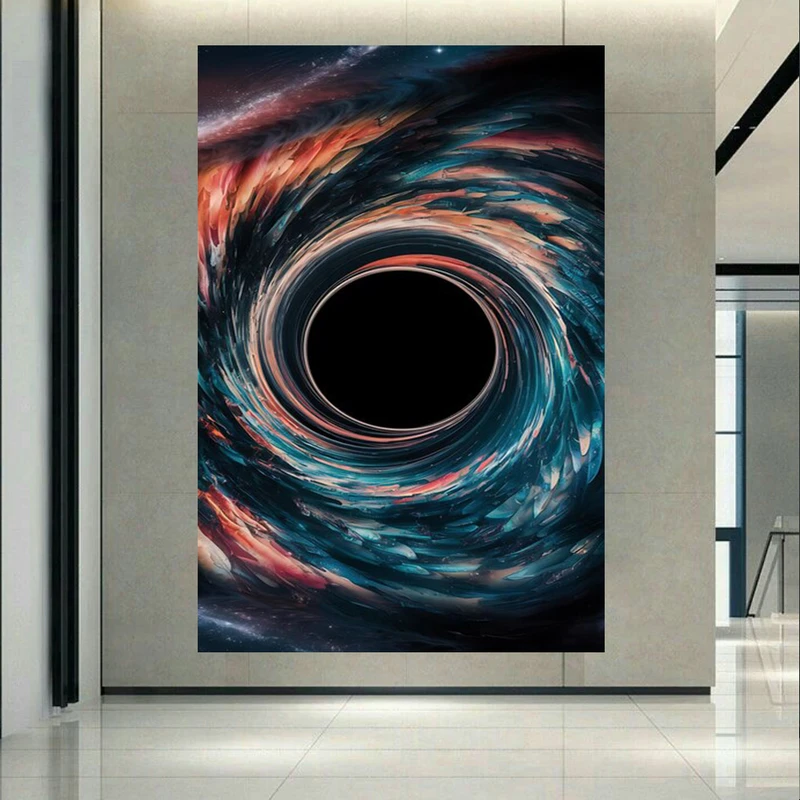 استیکر طرح سیاه چاله مدل میدان ستاره ای کد PD130699