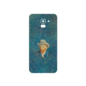 MAHOOT Self portrait with a gray felt hat Cover Sticker for Samsung Galaxy J6