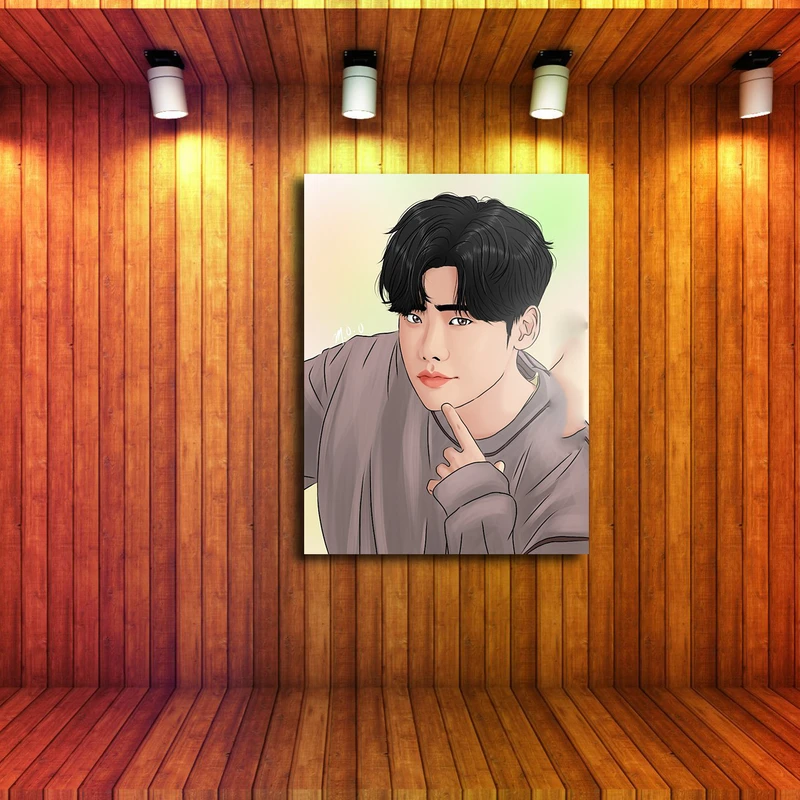 تابلو شاسی مدل Lee Jong suk کد 17