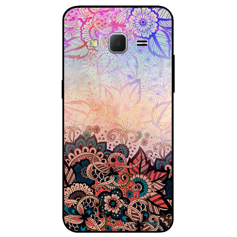 کاور مگافون طرح بته جقه مدل 7727 مناسب برای گوشی موبایل سامسونگ Galaxy J3 2015   