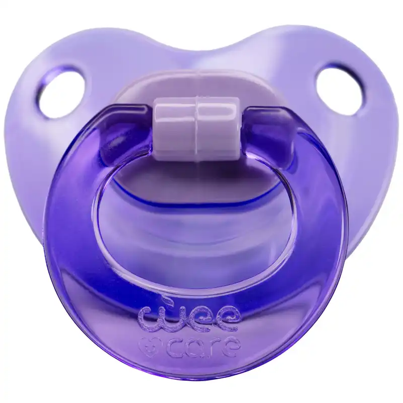 پستانک ارتودنسی وی کر مدل قابدار خود استریل MicroWave کد p140 بسته 2 عددی