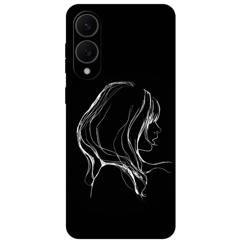 کاور مگافون طرح دخترانه مدل 7766 مناسب برای گوشی موبایل سامسونگ Galaxy S25 Edge