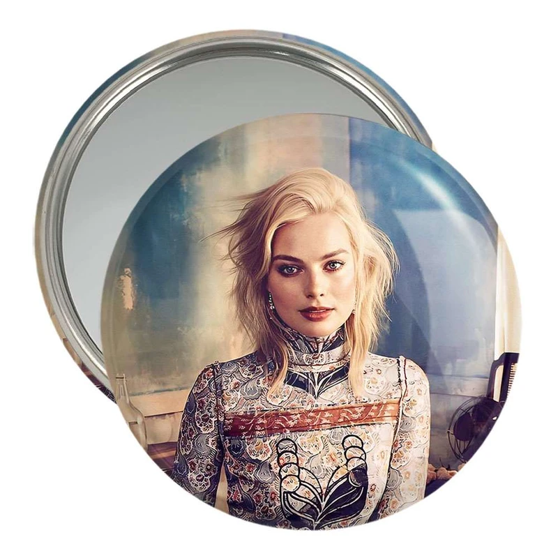 آینه جیبی خندالو طرح مارگو رابی کد 3856