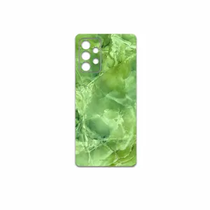 MAHOOT Green-Crystal-Marble Cover Sticker for Samsung Galaxy A52 5G