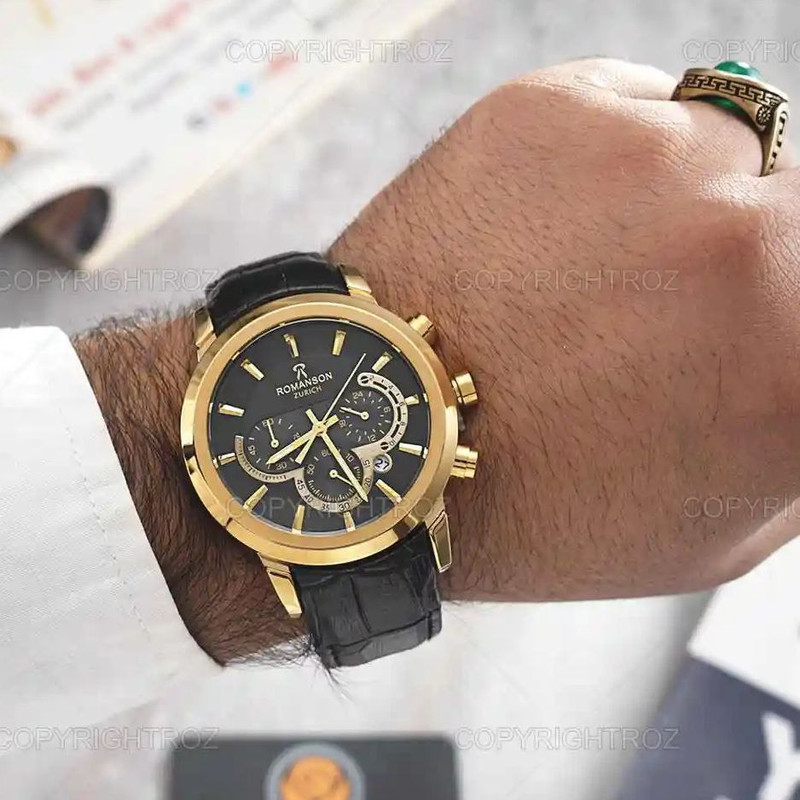 ساعت مچی عقربهای مردانه رومانسون مدل سه موتور فعال کورنوگراف 03 ساعت مچی عقربهای مردانه رومانسون مدل سه موتور فعال کورنوگراف 03