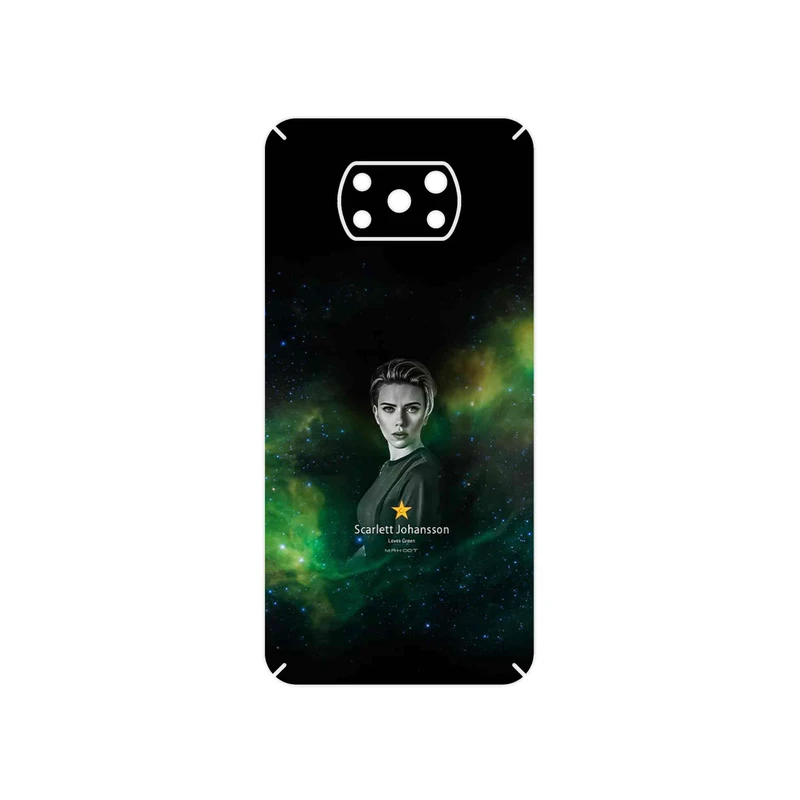 برچسب پوششی ماهوت مدل Scarlett Johansson مناسب برای گوشی موبایل شیائومی Poco X3 Pro