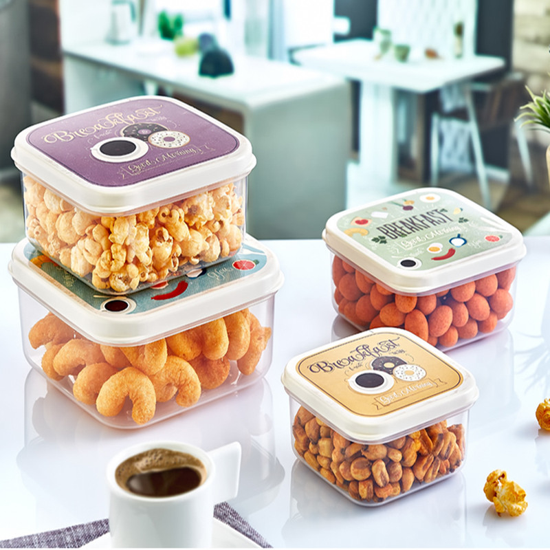 ظرف نگهدارنده هوبی لایف مدل Breakfast مجموعه 4 عددی