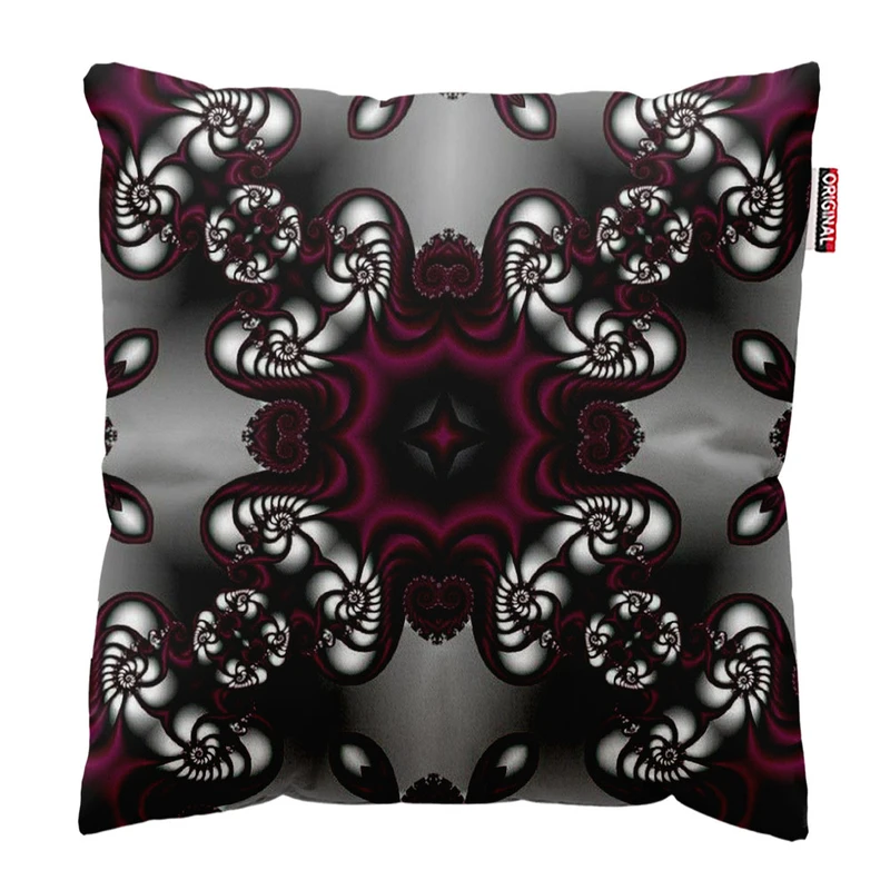  کوسن پاد آفرین طرح گل کد 3394 سایز 30*30 سانتی متر