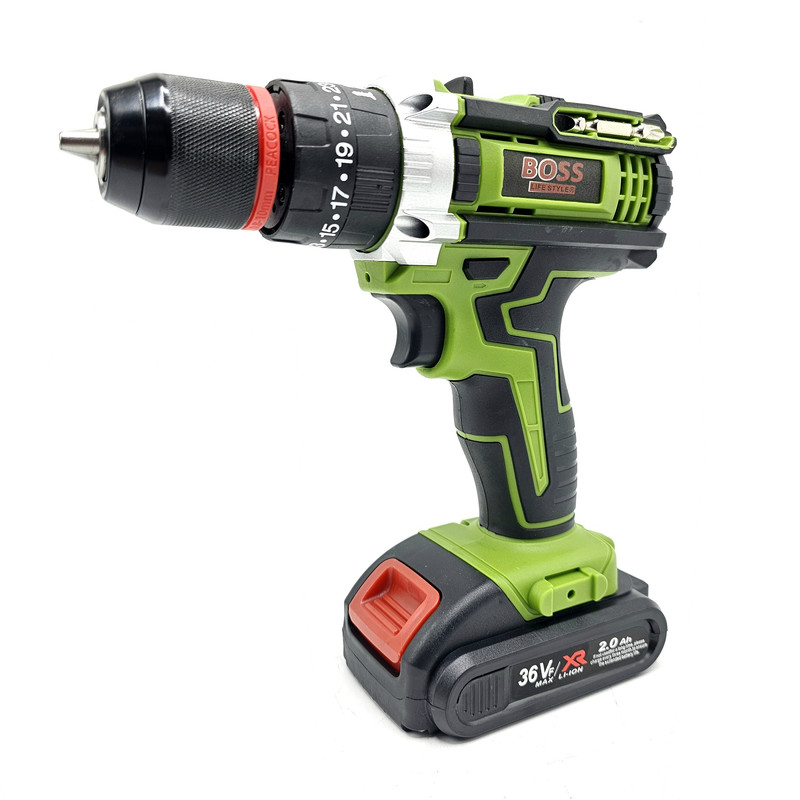 دریل چکشی باس مدل 36VF کد 2 مجموعه 28 عددی