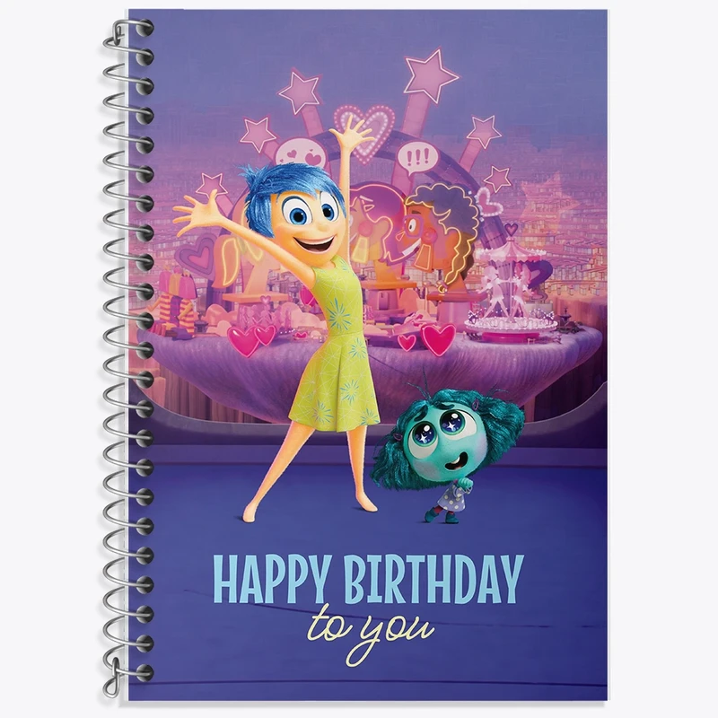 دفتر لغت 50 برگ خندالو طرح اینساید اوت (Inside Out) کد F2500