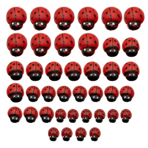 دکوری مدل  کفشدوزک پشت چسب دار بسته 40 عددی