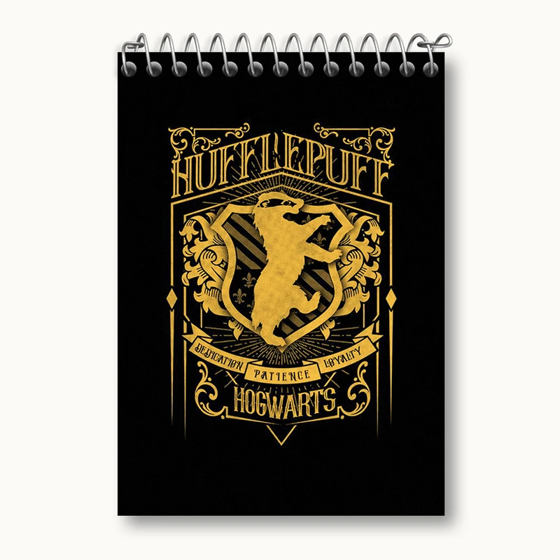 دفتر یادداشت 50 برگ خندالو طرح هافلپاف هری پاتر (Harry Potter) کد N2438