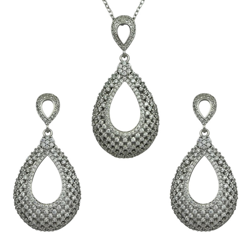 نیم ست زنانه مدل اشک کد M4177