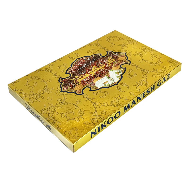 گز لقمه 20 درصد مخلوط پسته و بادام نیکومنش - 350 گرم