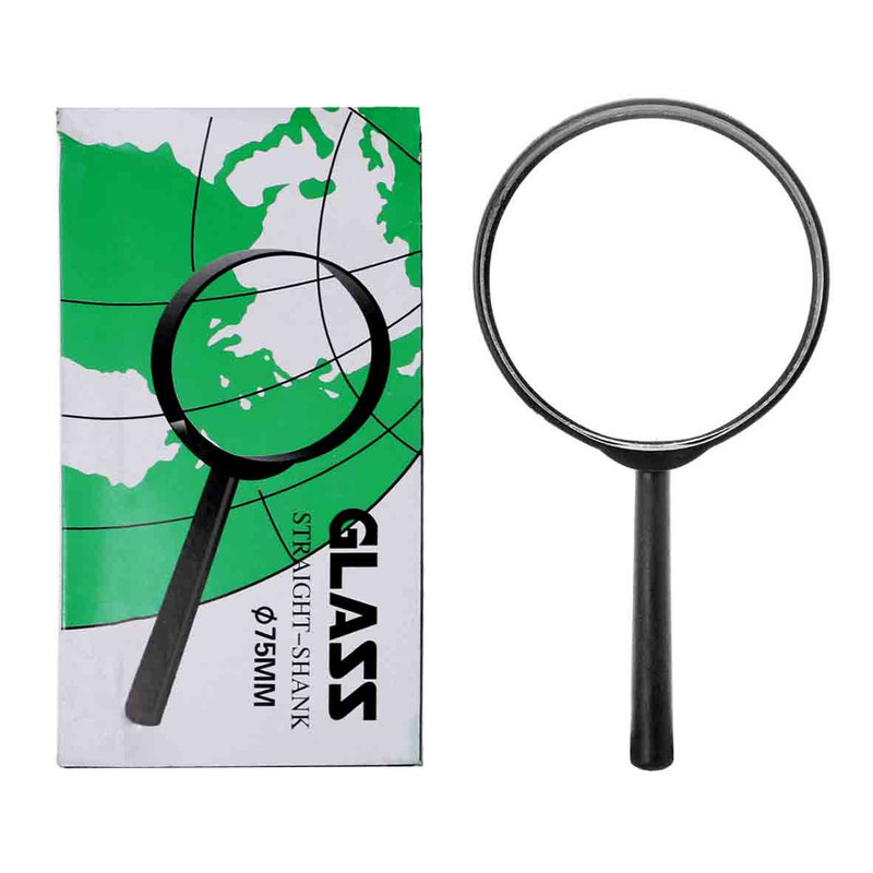 ذره بین گلس مدل 75mm