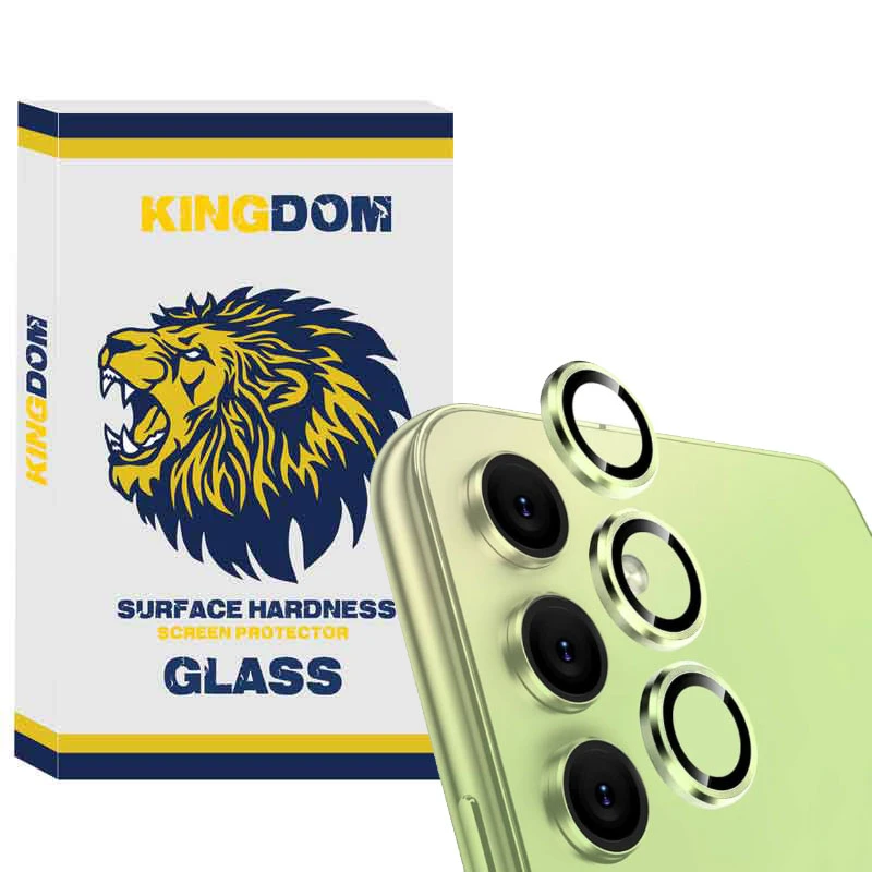 محافظ لنز دوربین کینگدام مدل Ring Metal Lens مناسب برای گوشی موبایل سامسونگ Galaxy A55
