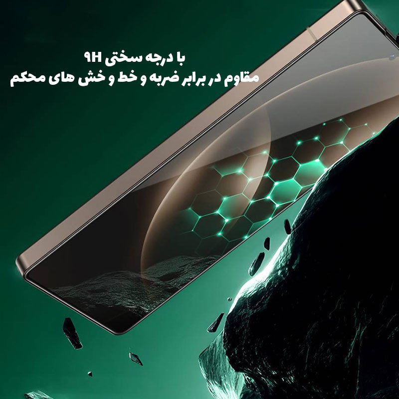 محافظ صفحه نمایش گرین لاین مدل 9H Crystal Shield مناسب برای گوشی موبایل سامسونگ Galaxy S25 Ultra