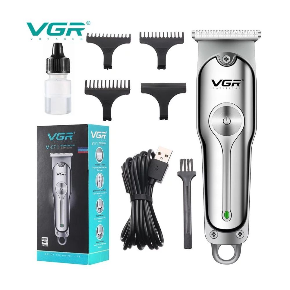  ماشین اصلاح موی صورت شارژی وی جی ار مدل 071  مجموعه 2 عددی -  - 8
