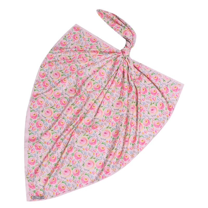 روسری زنانه مدل ابریشم پاییزی گلدار ریز کد ab465