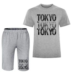 ست تی شرت و شلوارک مردانه مدل توکیو A87